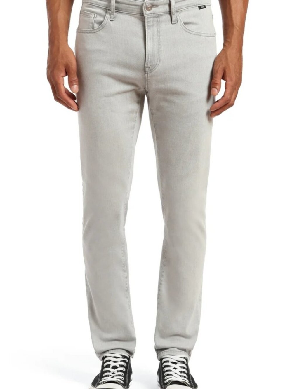 Mavi Steel Grey Straight Leg Jeans